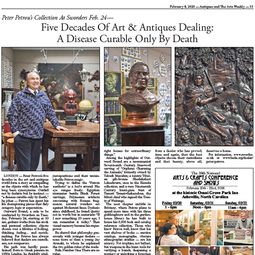 Five Decades Of Art & Antiques Dealing: A Disease Curable Only By Death